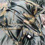 Generic Комплект постельного белья Cotton Luxury Embroidery 1400 TC - фото 6