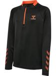 Футболка Hummel L/S Hmlgg12 Action Half Zip Sweat Kids, черный - фото 4