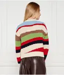 Свитер поло Regular fit Weekend Maxmara, мультиколор - фото 3