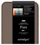 Простыня Schlafgut серо-коричневый, 140-160/200-220 см - фото 2