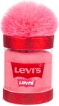Женская шапка-бини Levi's с манжетами и помпоном, Sherbert - фото 7