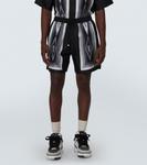 Шорты из ромбовидного шелка Amiri, мультиколор - фото 3