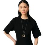 Платье Ami Paris Godet AMIPARIS, черный - фото 5