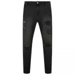 Джинсы Urban Classics Heavy Destroyed, черный - фото 3