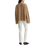 Свитер с ворсистой отделкой TOTEME, верблюжий смешанный цвет - фото 4