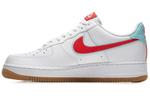 Кроссовки Nike Air Force 1 Low White Chile Red Glacier Ice - фото