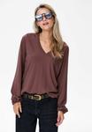 Топ blue shadow Long sleeved top, Brown - фото