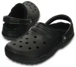 Сабо унисекс Crocs Classic Lined Clog, чёрный - фото 2