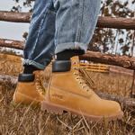 Ботинки Jeep на шнуровке с логотипом, песочный - фото 8