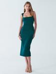 Миди платье BWLDR Riri, Emerald - фото