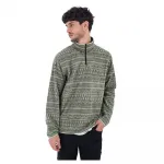 Толстовка Hurley Mesa Windchill half zip, зеленый - фото