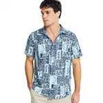 Рубашка с коротким рукавом Nautica WR3539, синий - фото