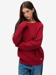 Свободный ребристый вязаный джемпер Superdry, Bordeaux Red - фото