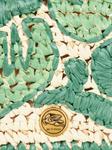 ETRO мини-сумка из рафии, зеленый - фото 6