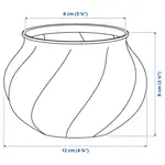 Стеклянная ваза, стекло, 8 см, VILJESTARK IKEA - фото 8