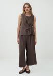 Блуза Jimmy Key ROUND NECK SLEEVELESS, Biiter Brown/Mottled Brown - фото 2