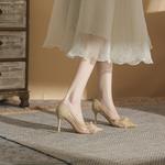 Ainer cat Slim Heel High Heels 8cm для женщин Ainer-cat, nude - фото 7