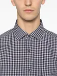 Рубашка в клетку Zegna, черный - фото 5