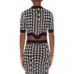 Короткое пальто женское черное MOSCHINO - фото 5