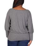 Женский топ 24seven Comfort Apparel, серый - фото 2