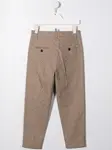 Клетчатые брюки строгого кроя DSQUARED2 KIDS, нейтральный - фото 2