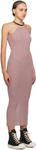 Розовое платье-миди Skorpio Rick Owens - фото 2