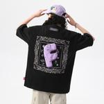 Футболка унисекс Fido Dido, черный/фиолетовый - фото 7