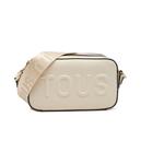 Сумка женская Tous кросс-боди с логотипом, бежевый - фото