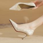 Ainer cat Slim Heel High Heels 8cm для женщин Ainer-cat, априкот - фото 11