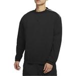 Толстовка Men's Nike Solid Color Logo Stripe Cotton Round Neck Side Pullover Long Sleeves Black, черный - фото 3