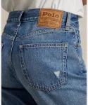 Свободные прямые укороченные джинсы Polo Ralph Lauren, цвет 400 Blue - фото 6