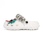 OUBT Бохо-стиль, когтистые дизайн клоги Unisex белый - фото