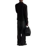 Рубашка поло мужская черная Prada, черный - фото 3