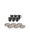 Сервиз кофейный Ritzenhoff & Breker Jasper, 12 предметов, серый - фото