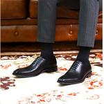 Туфли ASTON M.JAZZ Dress Shoes Men Low-Top, черный - фото 16