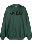 Толстовка Sweat VETEMENTS, зеленый - фото