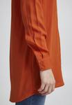Рубашка ICHI Ihmain удлиненная, оранжевый - фото 5