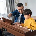 88-клавишные полноразмерные взвешенные клавиши Цифровое пианино - GDP-205, Орех Glarry - фото 10