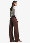 Брюки Bershka WIDE-LEG TAILORED, Dark Brown - фото 2