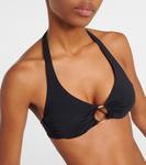 Лиф бикини брюссель с вырезом халтер Melissa Odabash, черный - фото 4