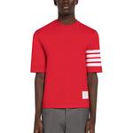 Футболка THOM BROWNE с принтом 4 Bar Stripe 2003, морской синий - фото 5