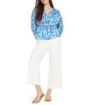 Топ NIC+ZOE Mosaic Sofia Top, черный мульти - фото 4