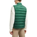 Moncler Барт Логотип Нашивка Стеганый Жилет, Emerald Green - фото 5