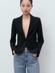 Блейзер MANGO Paloma, Black - фото 2
