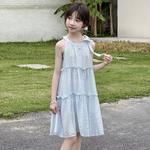 Платье для дошкольниц PROTECTCAMEL, светло-синий - фото 5