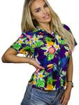Блуза King Kameha Parrot Cockatoo, фиолетовый - фото