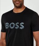 Футболка с логотипом Regular fit Boss Green, черный - фото 4