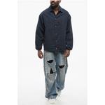 Синяя хлопковая рубашка Armani, Blue - фото 4