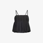 Топ короткий Theory с плиссировкой, черный - фото