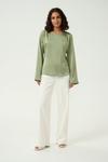 Блуза Kaffe Hill, зеленый - фото 3